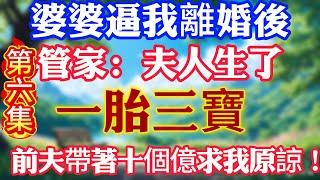【第六集】婆婆逼我離婚後，管家：夫人生了一胎三寶，前夫帶著十個億求我原諒！