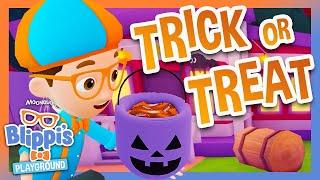 Blippi's Trick Or Treat in ROBLOX! Halloween Gameplay