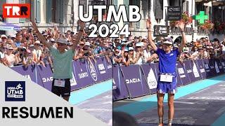 Resumen carrera UTMB 2024 - El año en que un amateur ganó la carrera y se reventó el récord femenino