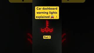 Car dashboard warning lights explained (Part 1)  ️ | #symbols #cartips  RACV News & Lifestyle