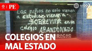 Parents Demand Improvements at School in Villa María del Triunfo | Primera Edición | News Peru