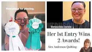 Alex Anderson LIVE - Veruschka Zarate - Her 1st Entry Wins 2 Awards