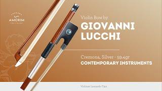 Violin Bow by Giovanni Lucchi, Cremona, Silver