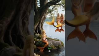 Little Mermaid Group In The Lake, Cute Mermaid Pretty #thelittemermaid #ariel #disney