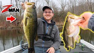 Fishing for GIANT Prespawn Michigan Largemouth Bass (Searching for Mega Bag 25+ lbs)