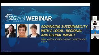 Gender Equality Today for a Sustainable Tomorrow. Geoscientists without Borders webinar