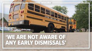 JCPS officials insist the last student was dropped off at 7:48 p.m. on Monday