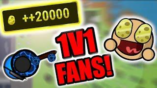 1V1 FANS FOR 1,000 GP! | Surviv.io