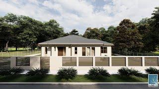 Proiect Casa Parter 160 mp   3 dormitoare #248