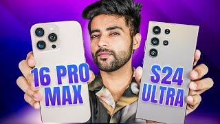 iPhone 16 Pro Max vs Samsung S24 Ultra - Most Detailed Comparison !!