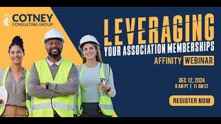 Leveraging Your Association Memberships