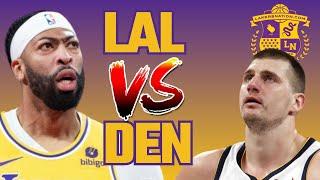 LIVE Lakers vs Nuggets!