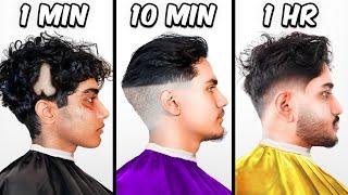 1 Minute vs 1 Hour Haircut!