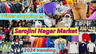 SAROJINI Nagar Market delhi 2024 winter collection धमाका सेल ₹100