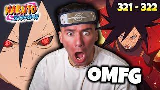 MADARA VS SHINOBI ALLIANCE!! Naruto Shippuden Reaction: Ep. 321 - 322