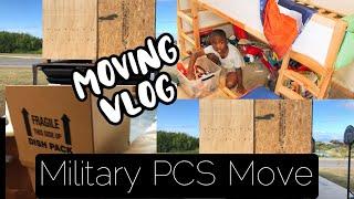 MILITARY PCS MOVE - MOVING VLOG + TIPS AND PREPARING FOR MOVERS (OVERSEAS MOVE BACK TO THE STATES)