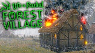 Life is Feudal Forest Village - Natural Disaster Fires! - Building a Port - Forest Village Gameplay