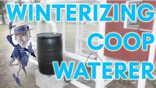 Winterizing Chicken Coop Waterer (4K)