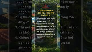 5 DẤU HIỆU BẠN ĐANG BỊ"CHỐT SALE" THAY VÌ ĐƯỢCTƯ VẤN ĐẦU TƯ #batdongsan2025 #salebatdongsan