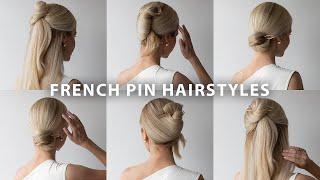 Easy French Pin Tutorial ️ French Twist, Updo & Half Up Hairstyles