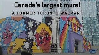 Canada’s largest mural projects(A former Toronto Walmart) ##canada_largest_mural #캐나다최대벽화 #월마트 #오즈투어