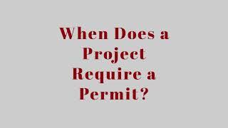 When Does a Remodeling Project Require a Permit