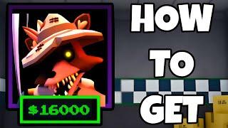 HOW TO GET THE NEW SCARECROW FOXY UNIT in Roblox Five Nights TD (FNTD)