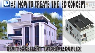 #5 EXCEL DUPLEX, HOW TO CREATE 3D CONCEPT REVIT 2024 2025. #texas #newyork #birmingham #broadway