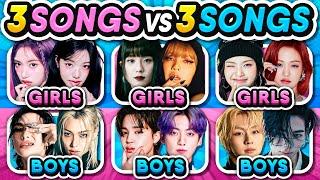 🩷GIRLS vs BOYS Save One Kpop Group (3 Songs vs 3 Songs) | Kpop Quiz Game