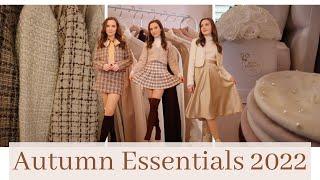 Autumn Basics 2022 ~ 10 Autumn Wardrobe Essentials | Molly Jo