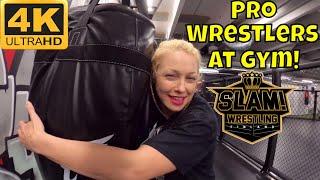 4K Pro Wrestling Training - My Day at Gym with Heidi Katrina + StarBuck (Slam! Wrestling Finland)