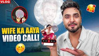 Hone wali wife ka aaya video call karwa-chauth special