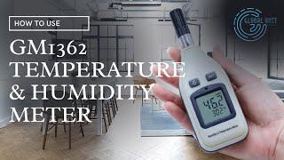 How to Use GM1362 Temperature & Humidity Meter