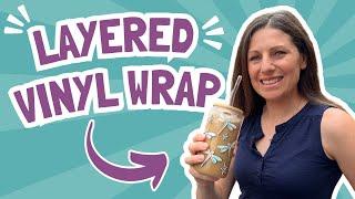 Make A Full Vinyl Wrap on a Glass Can in Cricut Design Space - Full tutorial | Beginner Friendly!