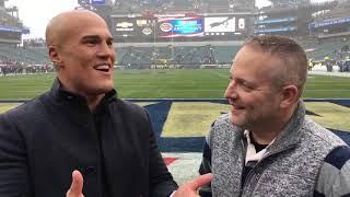 Former NFL linebacker, CNN correspondent Coy Wire talks all things central Pa. at Army-Navy game