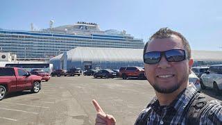 Boarding the Discovery Princess out of the port of Los Angeles. Day 1 of my Mexican Riviera Cruise!