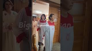 #할렐루야찬양대 #성가대 #입장 #주일예배 #시골교회 #섬 #비금도 #비금덕산교회