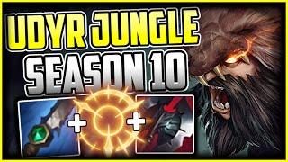 HOW TO PLAY UDYR JUNGLE + BEST BUILD/RUNES | UDYR COMMENTARY GUIDE SEASON 10 - LEAGUE OF LEGENDS