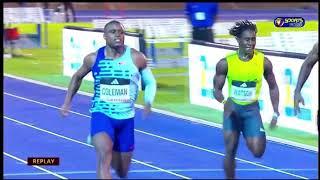 Christian Coleman Racers Grand Prix 100m