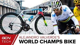 Alejandro Valverde's Canyon Ultimate CF SLX World Champion's Bike