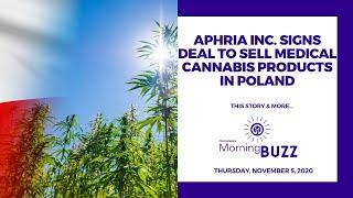 APHRIA INC. SIGNS DEAL TO SELL MEDICAL CANNABIS PRODUCTS IN POLAND | TRICHOMES Morning Buzz