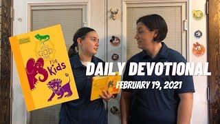 Daily Devotional - February 19, 2021