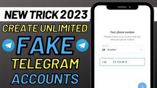 How to Create Fake Telegram Account | Unlimited  Fake Telegram Accounts 2023?