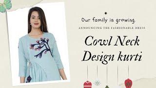 Top 5 Cowl Neck Design kurti || 𝘽𝙪𝙩𝙩𝙚𝙧𝙛𝙡𝙮 || Fashionable dress Dec. 2021