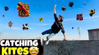 Catching And Chamero Scene On Rooftop || Caught Other Kites || New Kite Video 2025 !