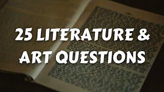 Art & Literature Quiz