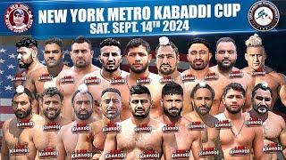 LIVE - New York Metro Kabaddi Cup 2024 - USA Kabaddi