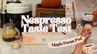 Taste Testing Nespresso's Maple Pecan Vertuo Pod - A Flavor Sensation!