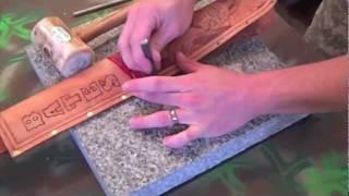 How to make a Leather Machete case Episode #3