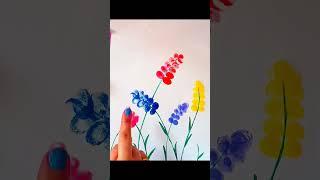 Easy finger painting #shorts #viral #diy #painting